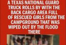 JUST IN: A truckload of rescued girls just rolled in from the…See more