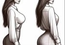 🥰HT11. If a woman has small breasts, it means that her part int…See more