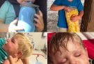 2-year-old Beckham Reed is clinging to life in a Georgia hospital after suffering over 150 yellowjacket stings, an attack that left the toddler unresponsive and requiring life support. According to family reports, Beckham was riding his electric toy car in the backyard when he unknowingly ran over a yellowjacket nest, triggering a vicious swarm that engulfed his small body within seconds.