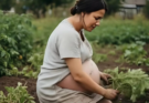 🥵A husband dropped off his pregnant wife at his mother’s to dig potatoes while he enjoyed a vacation — then something happened in the garden that left the neighbors in utter shock 😱😱